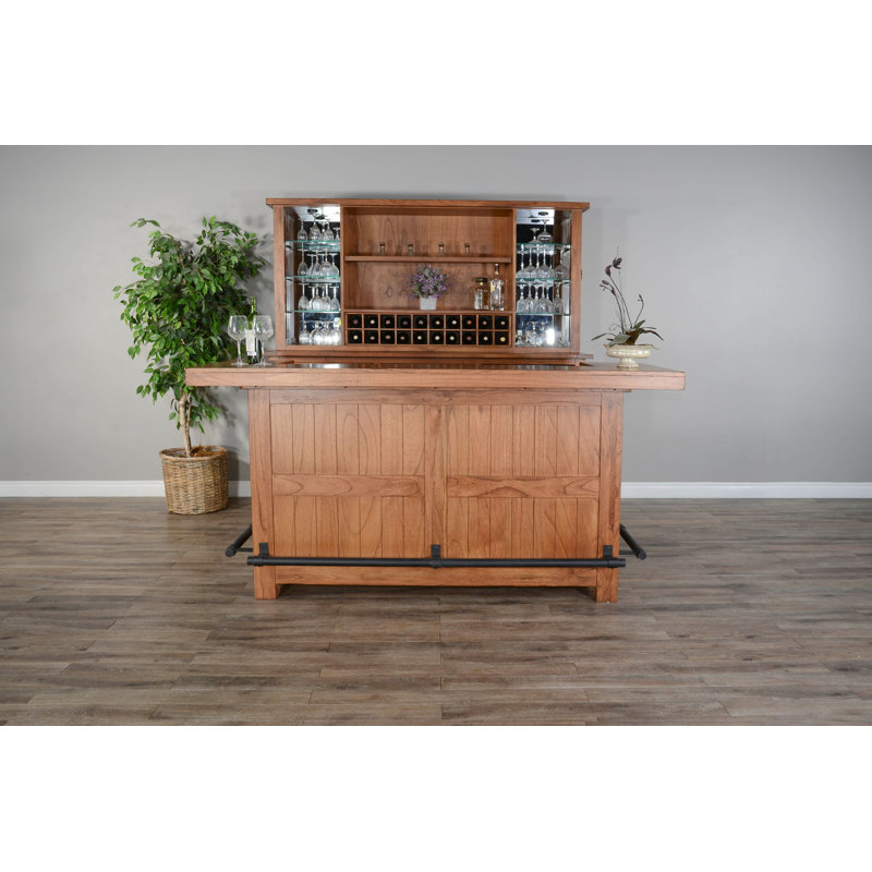 August Grove® Gridley 80'' Home Bar & Reviews Wayfair